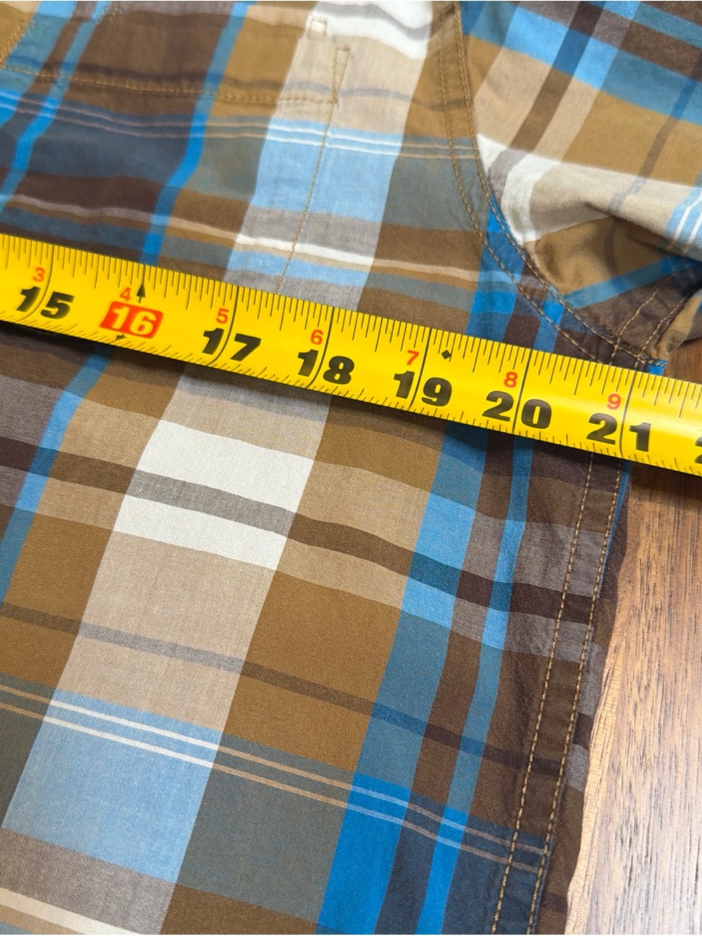 THE NORTH FACE Long Sleeve Button Up Shirt Cotton Lightweight Plaid Men's M - Picture 6 of 10